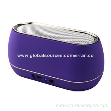 ER-BT08 Portable Mini Speaker, Suitable for Promotional Gifts in 2014, Made of Plastic Material